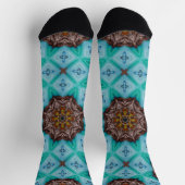 Chaussette Bright Socks Fractal Seamless Patterns 0041976 (Haut)