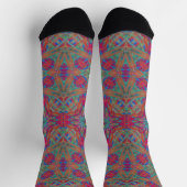 Chaussette Bright Socks Fractal Seamless Patterns 0041980 (Haut)