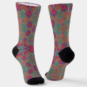 Chaussette Bright Socks Fractal Seamless Patterns 0041980 (Angulaire)