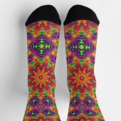 Chaussette Bright Socks Fractal Seamless Patterns 0041981 (Haut)