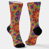 Chaussette Bright Socks Fractal Seamless Patterns 0041981 (Angulaire)