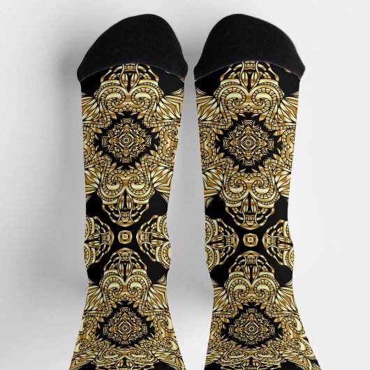 Chaussette Bright Socks Fractal Seamless Patterns 0041982 (Haut)