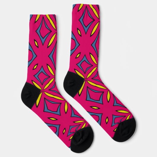 Chaussette Bright Socks Fractal Seamless Patterns 0041984 (Droite)