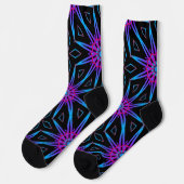 Chaussette Bright Socks Fractal Seamless Patterns 0041987 (Gauche)