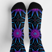 Chaussette Bright Socks Fractal Seamless Patterns 0041987 (Haut)