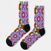 Chaussette Bright Socks Fractal Seamless Patterns 0041989 (Gauche)