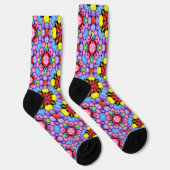 Chaussette Bright Socks Fractal Seamless Patterns 0041989 (Droite)