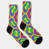 Chaussette Bright Socks Fractal Seamless Patterns 0041990 (Droite)