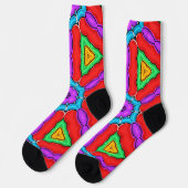 Chaussette Bright Socks Fractal Seamless Patterns 0041992 (Gauche)