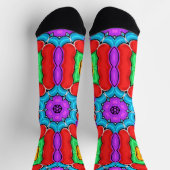 Chaussette Bright Socks Fractal Seamless Patterns 0041992 (Haut)