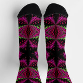 Chaussette Bright Socks Fractal Seamless Patterns 0041994 (Haut)