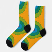 Chaussette Bright Socks Fractal Seamless Patterns 0041997 (Gauche)