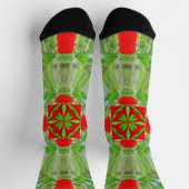 Chaussette Bright Socks Fractal Seamless Patterns 0042002 (Haut)