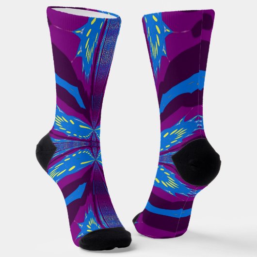 Chaussette Bright Socks Fractal Seamless Patterns 0042004 (Angulaire)