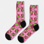 Chaussette Bright Socks Fractal Seamless Patterns 0042007 (Gauche)