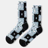 Chaussette Bright Socks Fractal Seamless Patterns 0042008 (Gauche)