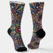 Chaussette Bright Socks Fractal Seamless Patterns 0042012 (Angulaire)