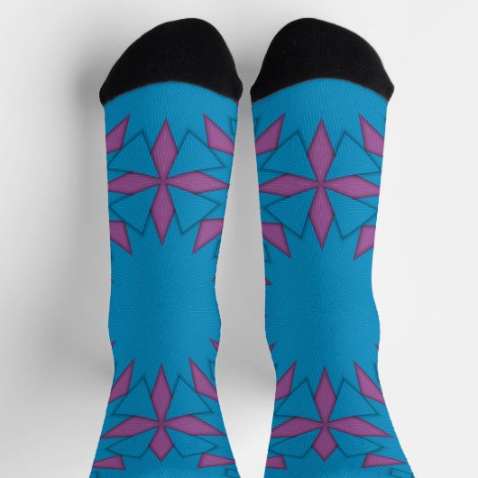 Chaussette Bright Socks Fractal Seamless Patterns 0042015 (Haut)