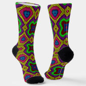 Chaussette Bright Socks Fractal Seamless Patterns 0042021 (Angulaire)