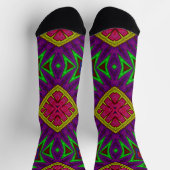 Chaussette Bright Socks Fractal Seamless Patterns 0042022 (Haut)