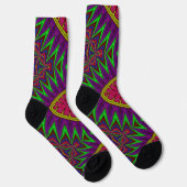 Chaussette Bright Socks Fractal Seamless Patterns 0042022 (Droite)