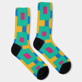 Chaussette Bright Socks Fractal Seamless Patterns 0042025 (Droite)
