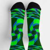 Chaussette Bright Socks Fractal Seamless Patterns 0042029 (Haut)