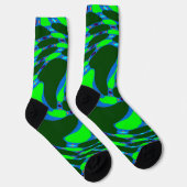 Chaussette Bright Socks Fractal Seamless Patterns 0042029 (Droite)