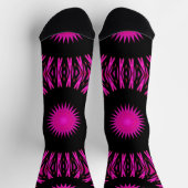 Chaussette Bright Socks Fractal Seamless Patterns 0042035 (Haut)