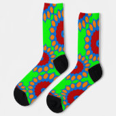 Chaussette Bright Socks Fractal Seamless Patterns 0042037 (Gauche)