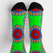 Chaussette Bright Socks Fractal Seamless Patterns 0042037 (Haut)