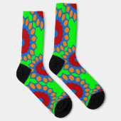 Chaussette Bright Socks Fractal Seamless Patterns 0042037 (Droite)
