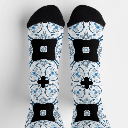 Chaussette Bright Socks Fractal Seamless Patterns 0042044 (Haut)