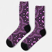 Chaussette Bright Socks Fractal Seamless Patterns 0042045 (Gauche)