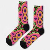 Chaussette Bright Socks Fractal Seamless Patterns 0042048 (Gauche)