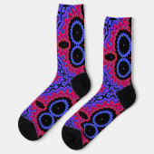 Chaussette Bright Socks Fractal Seamless Patterns 0042050 (Gauche)