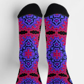 Chaussette Bright Socks Fractal Seamless Patterns 0042050 (Haut)