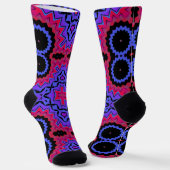 Chaussette Bright Socks Fractal Seamless Patterns 0042050 (Angulaire)