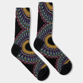 Chaussette Bright Socks Fractal Seamless Patterns 0042051 (Droite)