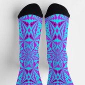 Chaussette Bright Socks Fractal Seamless Patterns 0042053 (Haut)