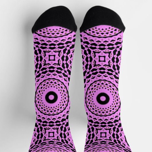 Chaussette Bright Socks Fractal Seamless Patterns 0042055 (Haut)