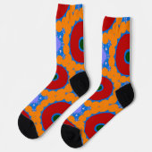 Chaussette Bright Socks Fractal Seamless Patterns 0042056 (Gauche)