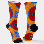 Chaussette Bright Socks Fractal Seamless Patterns 0042056 (Angulaire)