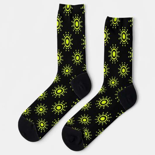 Chaussette Bright Socks Fractal Seamless Patterns 0042060 (Gauche)
