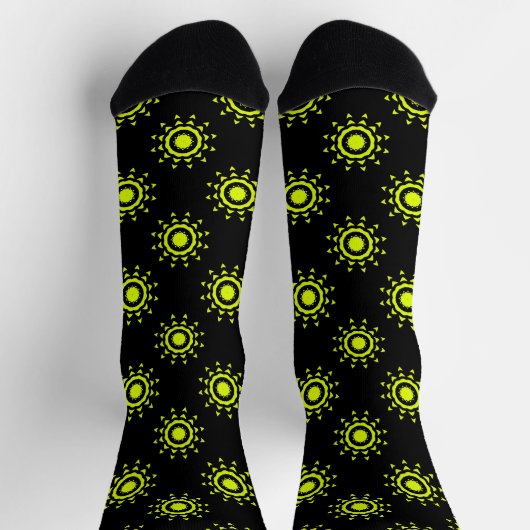 Chaussette Bright Socks Fractal Seamless Patterns 0042060 (Haut)