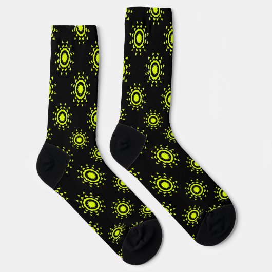 Chaussette Bright Socks Fractal Seamless Patterns 0042060 (Droite)