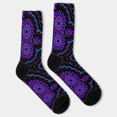 Chaussette Bright Socks Fractal Seamless Patterns 0042072 (Droite)