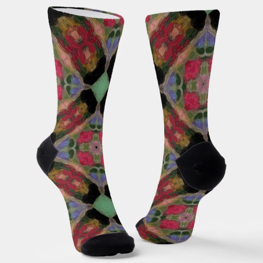 Chaussette Bright Socks Fractal Seamless Patterns 0042078 (Angulaire)