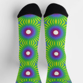Chaussette Bright Socks Fractal Seamless Patterns 0042080 (Haut)