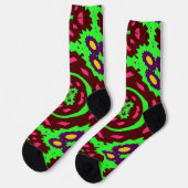 Chaussette Bright Socks Fractal Seamless Patterns 0042085 (Gauche)